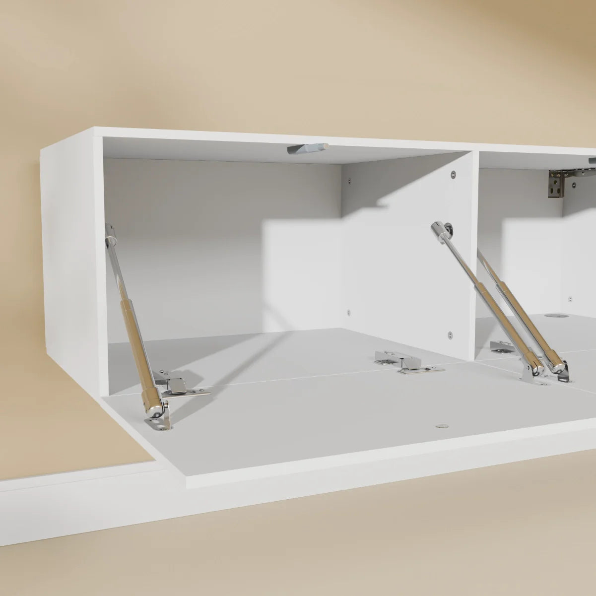 Mora TV Meubel Zwevend & Staand 200 cm Wit