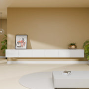 Mora TV Meubel Zwevend & Staand 300 cm Wit