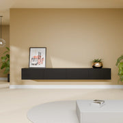 Mora TV Meubel Zwevend & Staand 240 cm Zwart