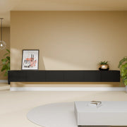 Mora TV Meubel Zwevend & Staand 300 cm Zwart