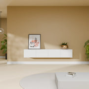 Mora TV Meubel Zwevend & Staand 180 cm Wit