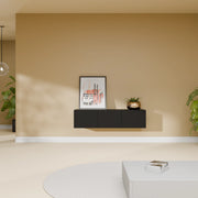 Mora TV Meubel Zwevend & Staand 120 cm Zwart