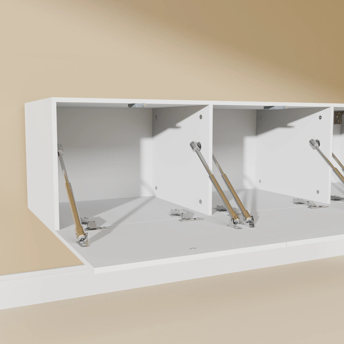 Mora TV Meubel Zwevend & Staand 120 cm Wit